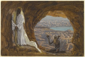 Jesus Tempted in the Wilderness by James Tissot
